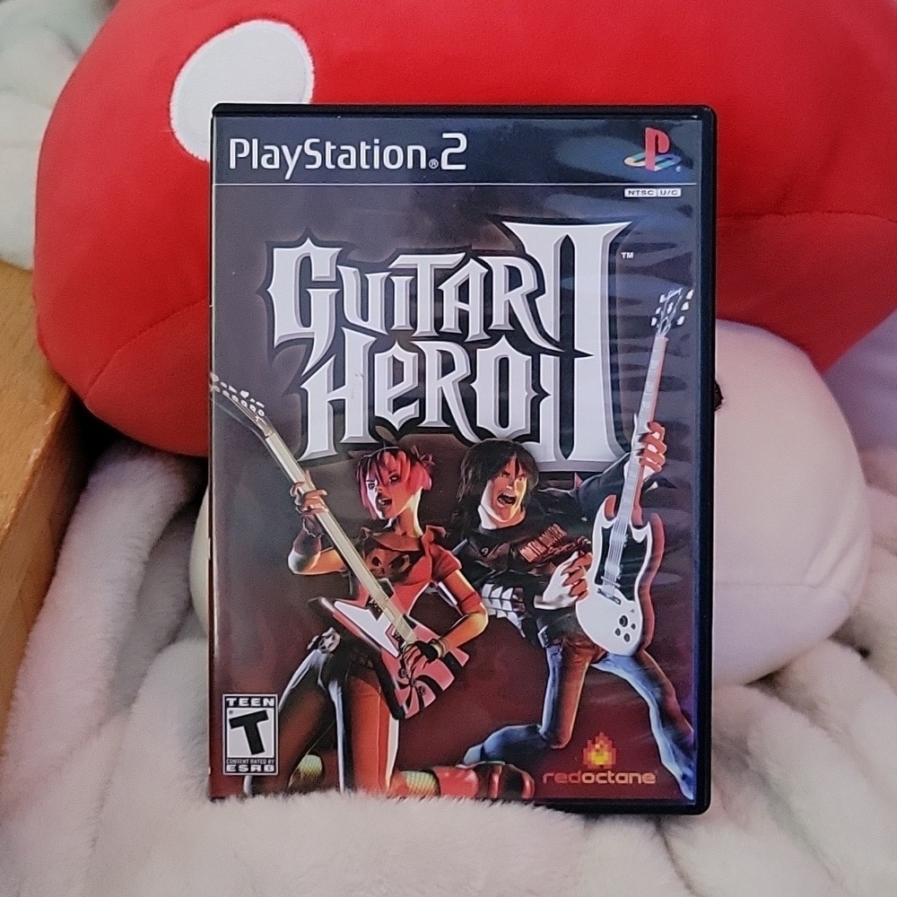PlayStation 2 Guitar Hero II Rated T for Teen 🎮💿 psn ps2